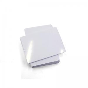 Weißes hitzebeständiges Silikon-PET-Blatt des Plastikblatt-Blatt-A4 für die Herstellung der Ausweiskarte