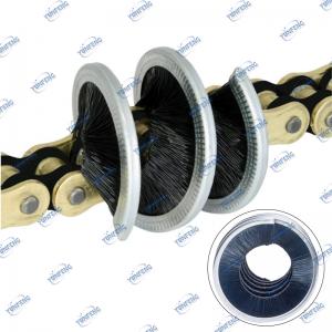 Benutzerdefinierte Großhandel Reinigung Alle industriellen Pinsel Coil Bürstenwalzen Spiralbürste Heftset Bürsten für Debarring Polieren