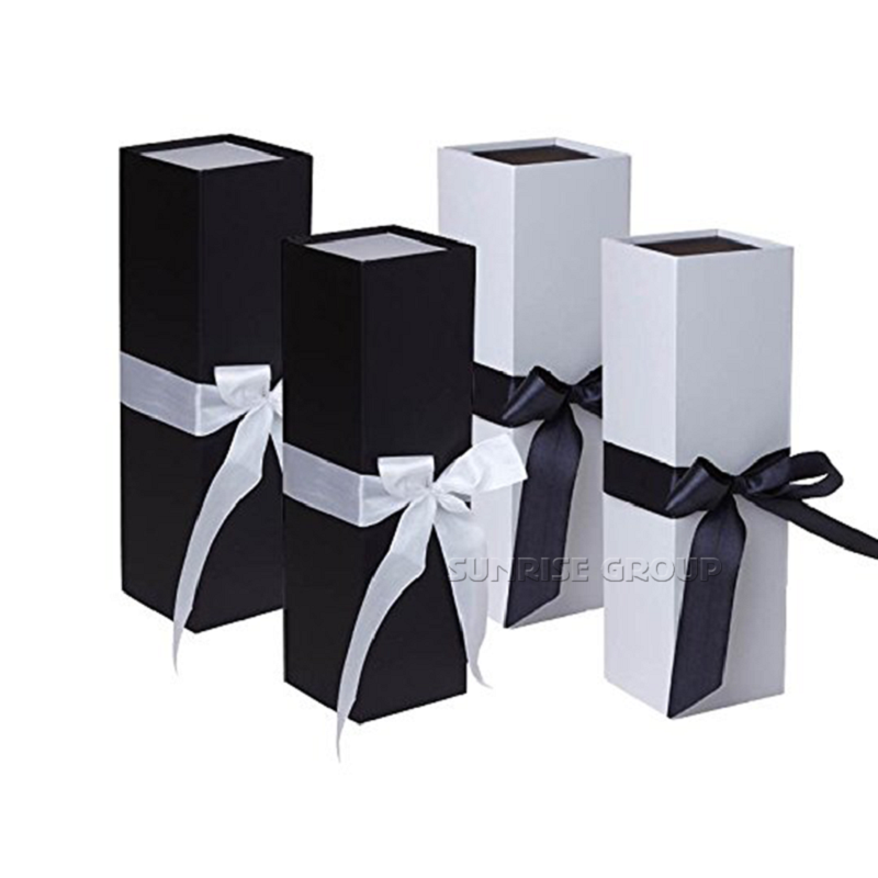 Rechteck faltbare Verpackung Box Custom Print Wein Papierkisten #winebox
