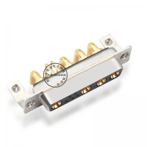 D-Sub-9W4-Power-Buchsenanschlüsse, rechtwinklig