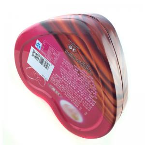 Lebensmittelqualität herzförmige Praline Blechdose