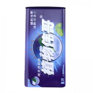 Fabrik großhandel kleine rechteckige minze süßigkeiten dose