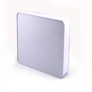 Lebensmittelqualität benutzerdefinierte gedruckt rechteckigen Schokolade Keksdose mit geprägten Logo