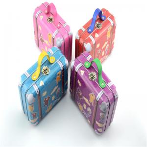 2108 neues Design benutzerdefinierte rechteckigen Mittagessen Blechdose mit Griff und Schloss