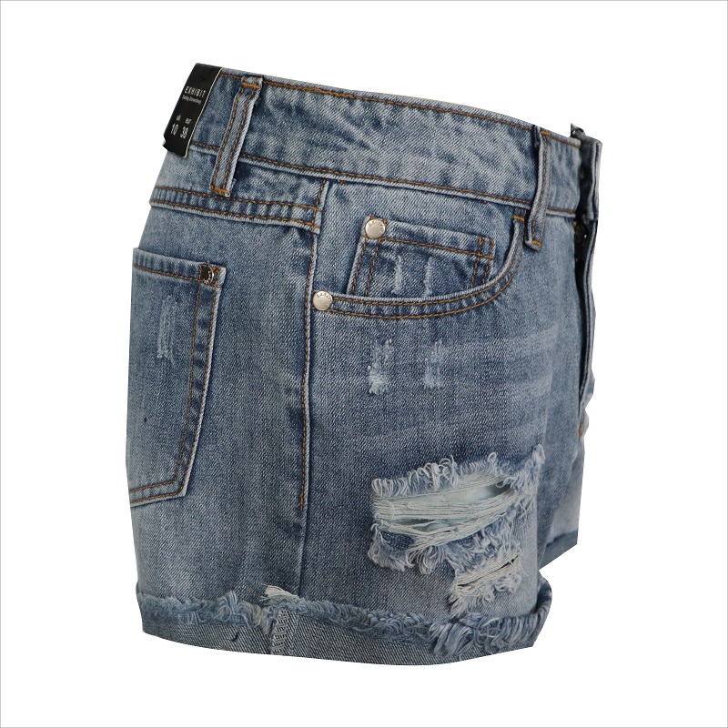 Mode Distressed Frey Saum Shorts WS10120