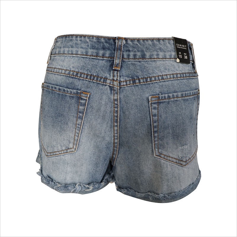 Mode Distressed Frey Saum Shorts WS10120