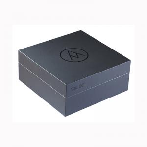 Benutzerdefinierte schwarze steife Geschenkbox Großhandel