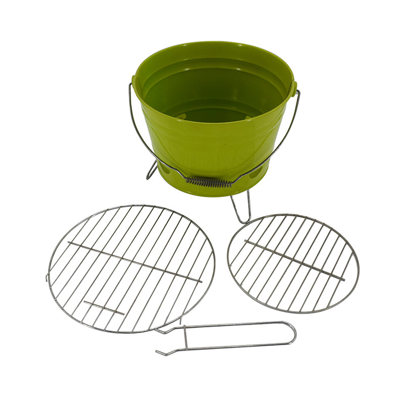 Mini bunte portable Eimer Grillkohle Grill