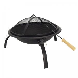 niedriger preis 21.5inch tragbare gusseisen garten grill - feuerstelle