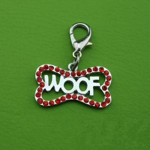 Haustier Ornament Zubehör Hund Anhänger mit Bohrer Hundeknochen Pet Tag Dekorationen