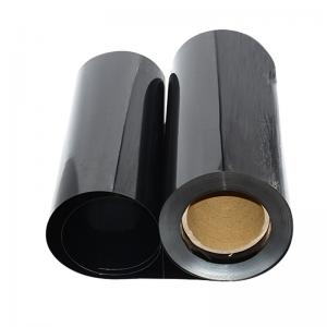 0.3mm Schwarz Farbe Vinyl Film Kunststoff Spiegel Reflektierende Mylar Film PP Blatt In Rolle