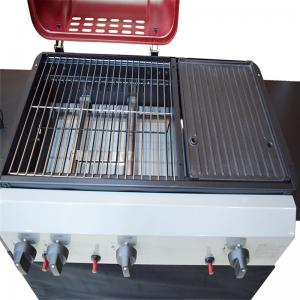 ce zulassung 3 + 1 brenner gasgrill grillen im freien handel mit seite brenner gasgrill