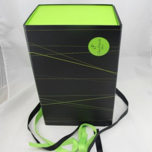 Magnet faltbare Papiergeschenkverpackenkasten mit Band