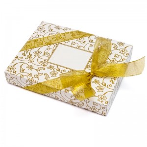 Lebensmittelqualität Papier Geschenk-Box Schokoladen-Box Keksdose