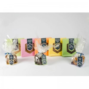 weiße Karte Handwerk Karte Papier Cookie Süßigkeiten Geschenk Verpackung