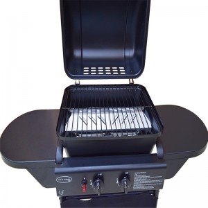 2burners Sicherheitsvorrichtung im Freien einfaches Gas bbq Grill