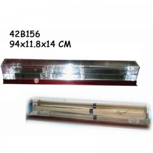 Glas Baseballschläger Vitrine