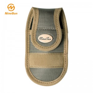 Kleine grüne Nylon-Taschenmesserscheide-NineSan