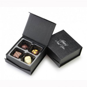 Soem-Schwarz-Gewohnheitsfaltschachtel-persönliche Verpackengeschenkbox