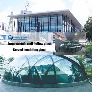 hochwertige ringmauer isolierglas ist überzogen mit 24 karat gold und andere farben sowie flexible gekrümmten isolierglas