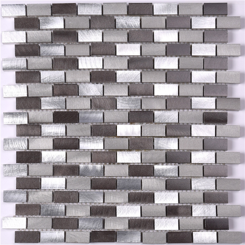 pinsel 15 * 30 aluminium metal backsplash fliesen design für die küche