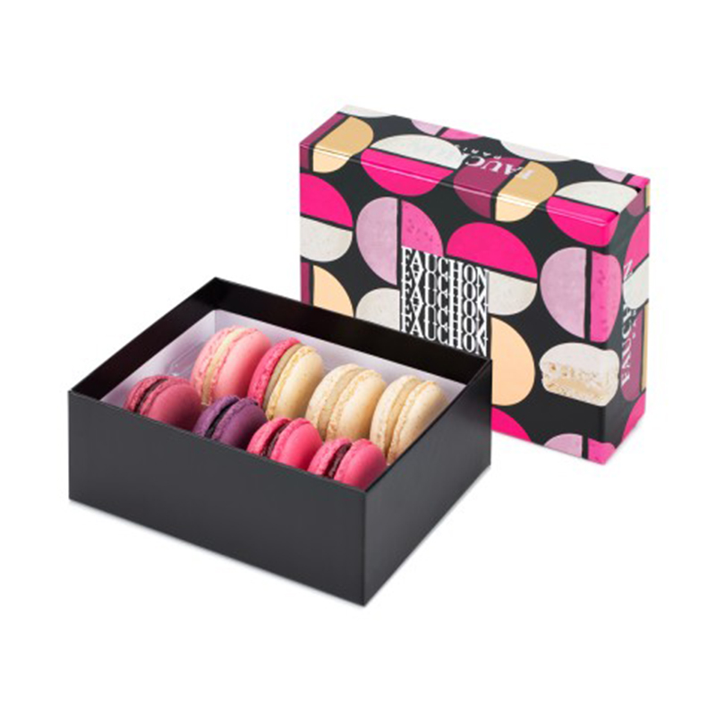 rosa bonbons papier box mit schleife