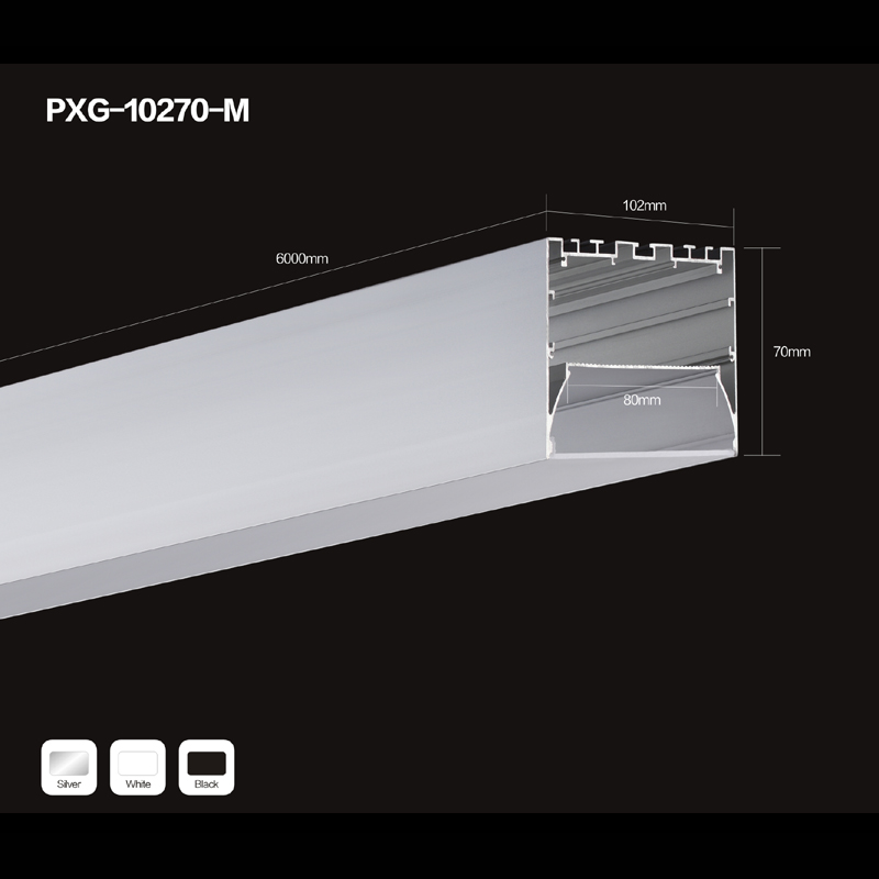 led - strip - kanal profil mit klaren vereiste milchig diffusor ab