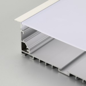 led - aluminium - profil mit pc - diffusor flache form