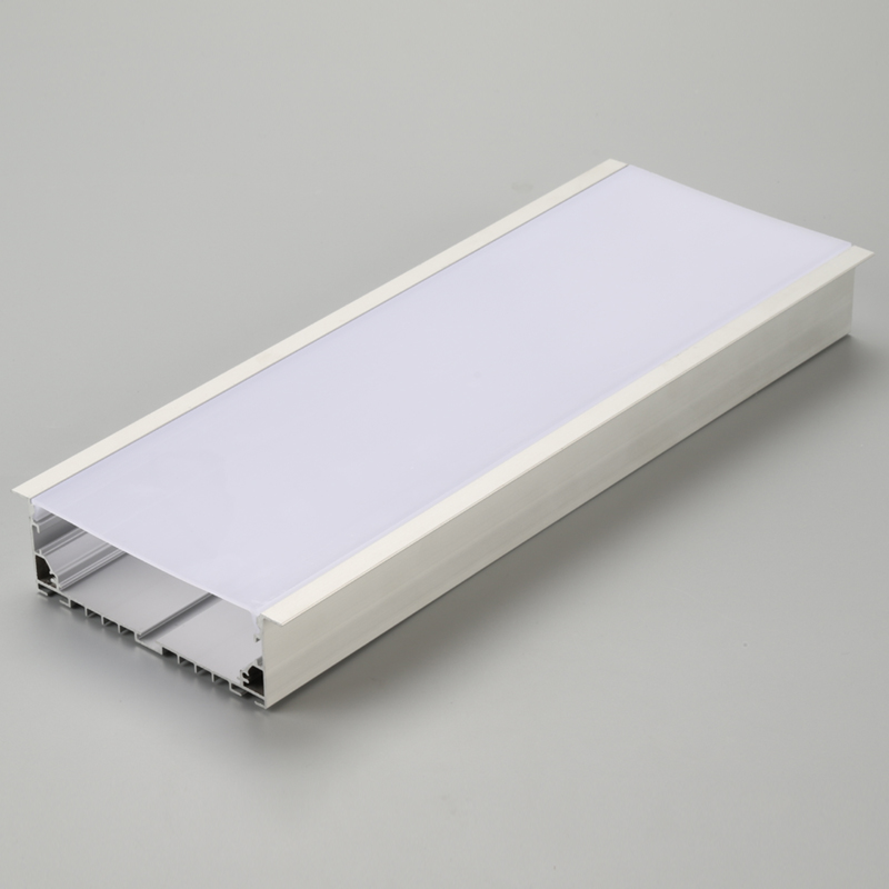 led - aluminium - profil mit pc - diffusor flache form