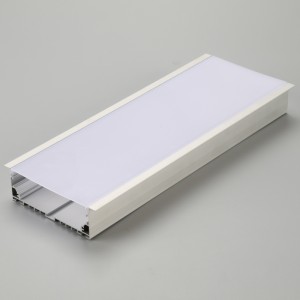 led - streifen wohnungs - aluminium - profil rahmen mit pc - cover kappe - clip