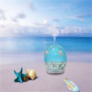 Aromatherapie 2018 neue Erfindung Mosaik Shell Glas Aroma Diffusor
