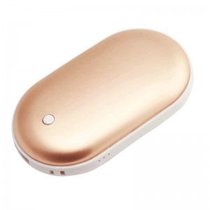 Kleiner wiederverwendbarer Pocket Pebbles Battery Pack für Smartphones mit Handwärmerfunktion
