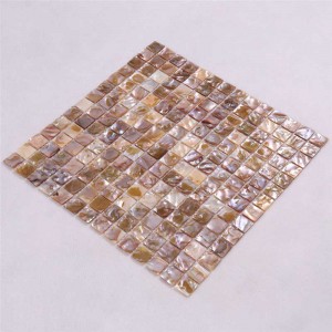 Natürliches schnitzendes Muschelmosaikmuster für Hotelwand