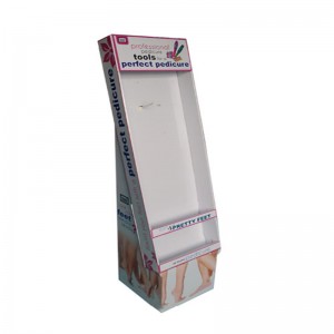 Kundengebundenes Papiermaterial doppelseitiges Anzeigenregal für Handyfilm