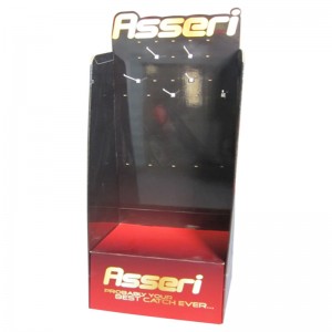 Kundengebundenes Papiermaterial doppelseitiges Anzeigenregal für Handyfilm