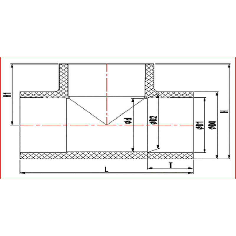 UPVC-T-STÜCK