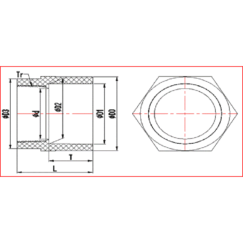 UPVC WEIBLICHER ADAPTER