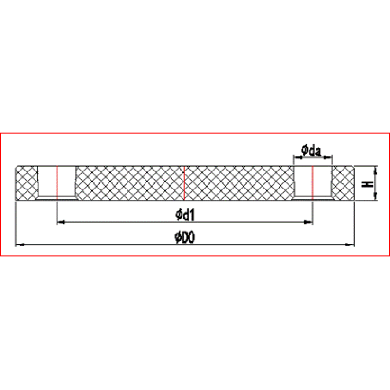 UPVC BLINDFLANSCH