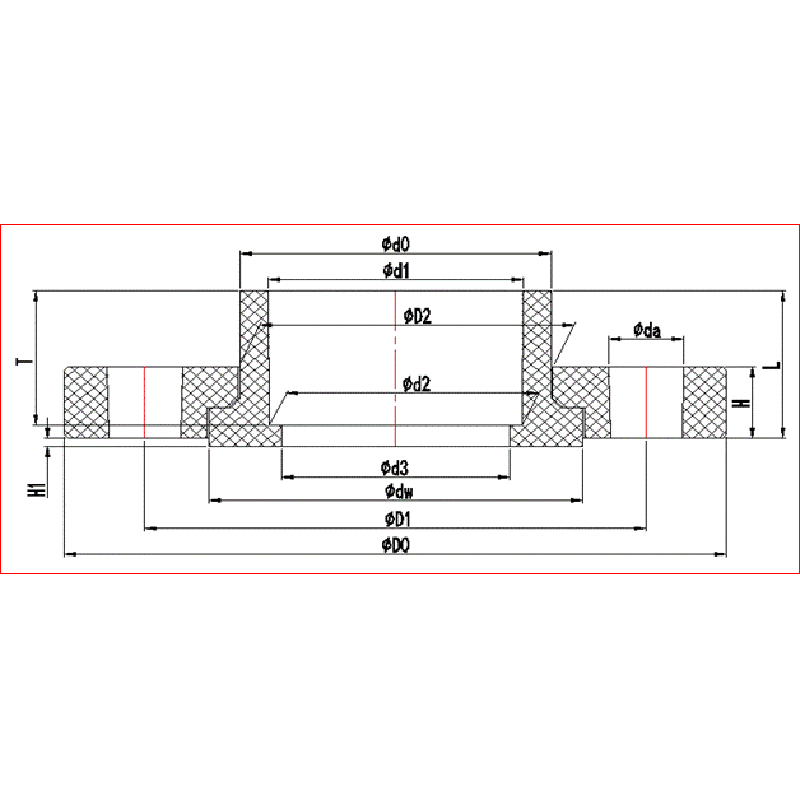 UPVC VANSTONE FLANSCH