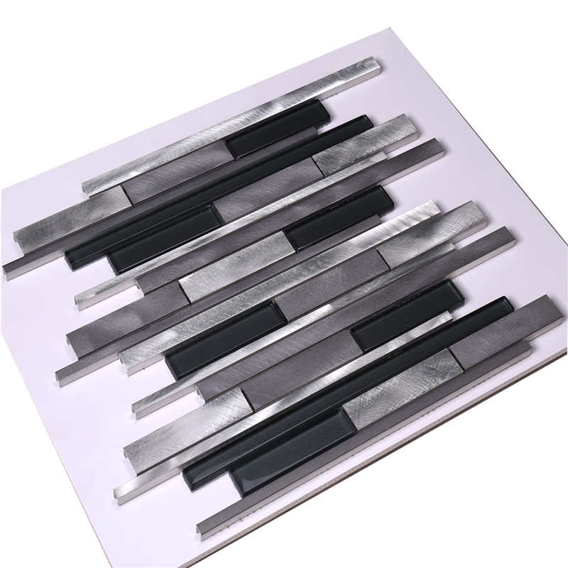 Foshan Modern Style Wand Aluminium Glasmosaik Fliesen