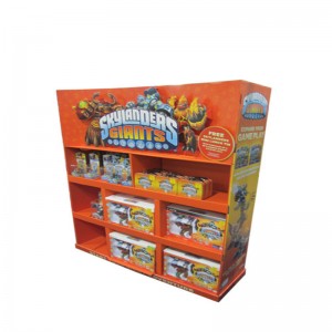 Innovative Backlit 3 Regal / Tier Papier Karton Boden Display für Kekse / Kekse / Brot / Chocolate Racks