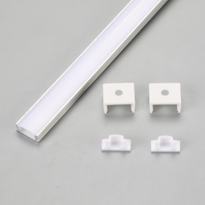 Silbernes 2m langes LED-Streifenprofil aus Aluminium