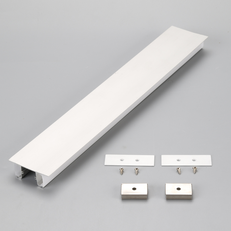 Zwei Seitenbeleuchtung Aluminium LED-Streifen Klebeband Licht Montagekanalprofil