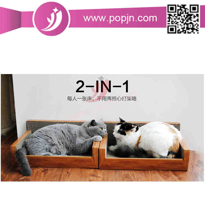 YJ Recycelbar Eco-Friendly Corrugated Compressed Flöten Cat Board Scratcher