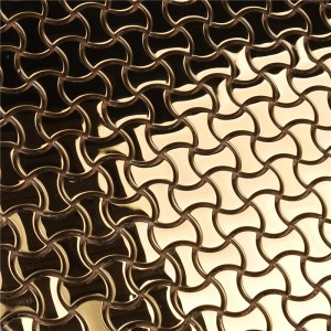 Taillen-Schloss-geformte neue Modell-Mosaik-Fliese HSW18075