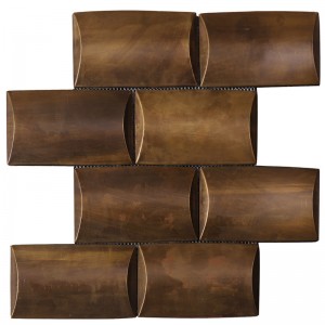 Vintage Kupfer Mosaikfliesen für Lobby Dekor HSW18126