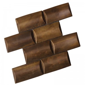 Vintage Kupfer Mosaikfliesen für Lobby Dekor HSW18126