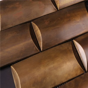 Vintage Kupfer Mosaikfliesen für Lobby Dekor HSW18126