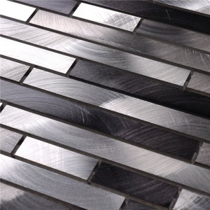 Schrittweise schwarze moderne Haus Fliesen für Backsplash HLC63