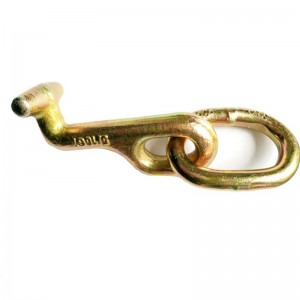 Geschmiedeter G70 T-Haken mit geschweißter Verbindung Gelb vergoldet